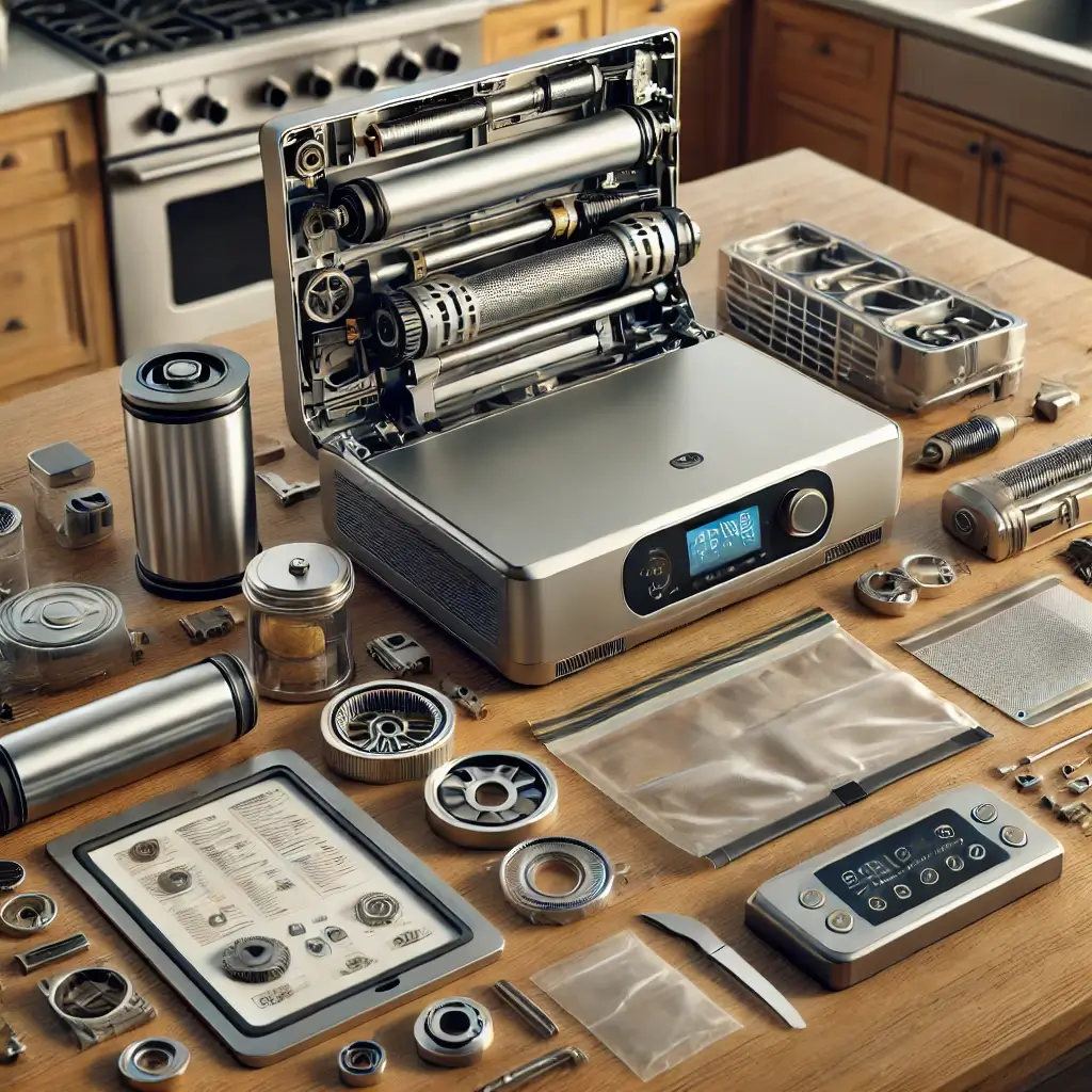 machine sous vide démontée